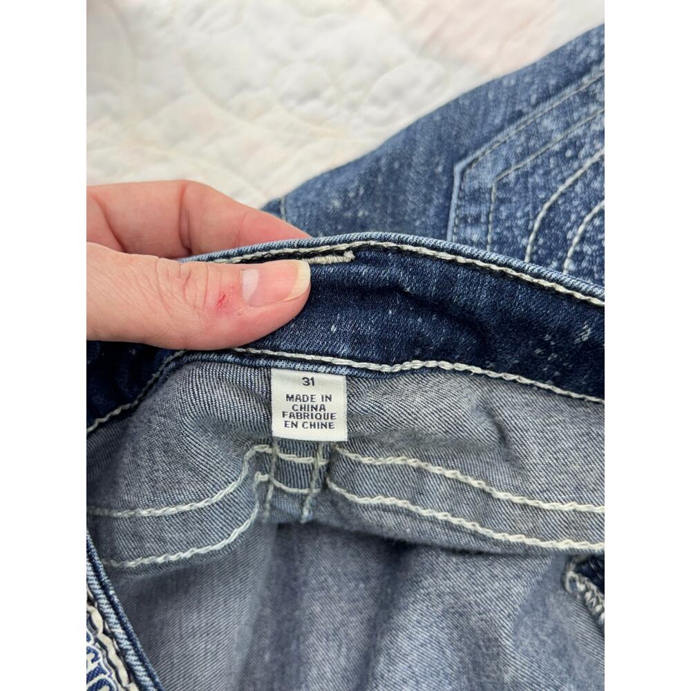 Women’s 31 skinny true religion, bleached wash jeans - Picture 11 of 12